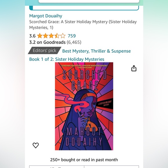 Scorched Grace book by Margot Douaihy - Picture 6 of 8